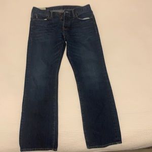 men’s jeans,abercrombie & fitch,dark blue,W32 L30